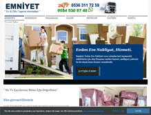 Tablet Screenshot of kayserievdeneve-nakliyat.com